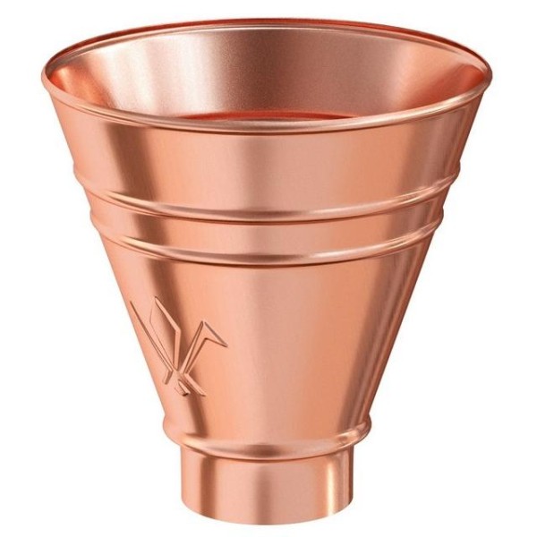 Водосток Aquasistem, система 150/100 - Воронка водосборная круглая медная купить в Учалах