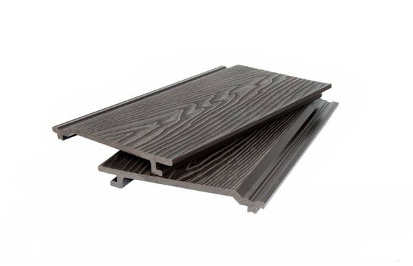 Фасадная доска POLIVAN GROUP 3D фактура дерева DENPASAR тёмно-коричневый купить в Учалах