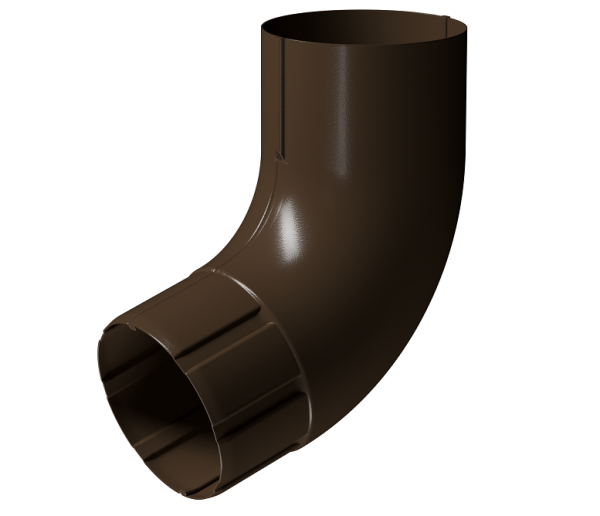 Колено 72° D90 Döcke STAL PREMIUM Каштан, (RAL 8017) купить в Учалах