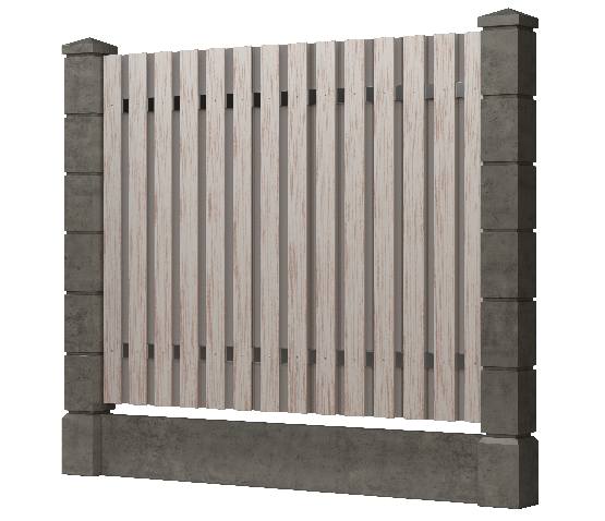 Заборная доска GRINDERDECO, ДПК, тиснение "дуб" Выбеленный дуб купить в Учалах