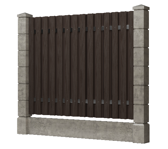 Заборная доска GRINDERDECO, ДПК, тиснение "дуб" Венге купить в Учалах