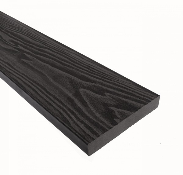 Террасная доска из ДПК Terrapol Смарт 3D Полнотелая без паза Черное дерево купить в Учалах