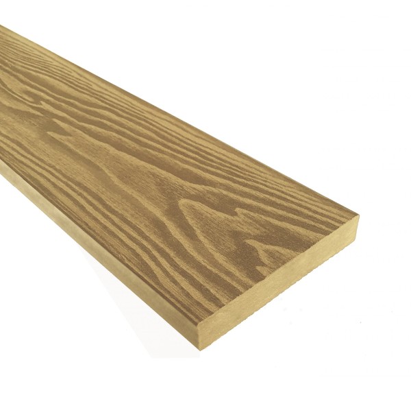 Террасная доска из ДПК Terrapol Смарт 3D Полнотелая без паза Дуб Севилья купить в Учалах