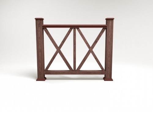 Ограждение из ДПК FG7 шоколад купить в Учалах