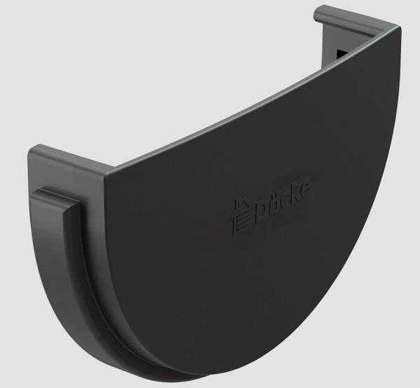 Заглушка желоба ПВХ Docke STANDART серый купить в Учалах