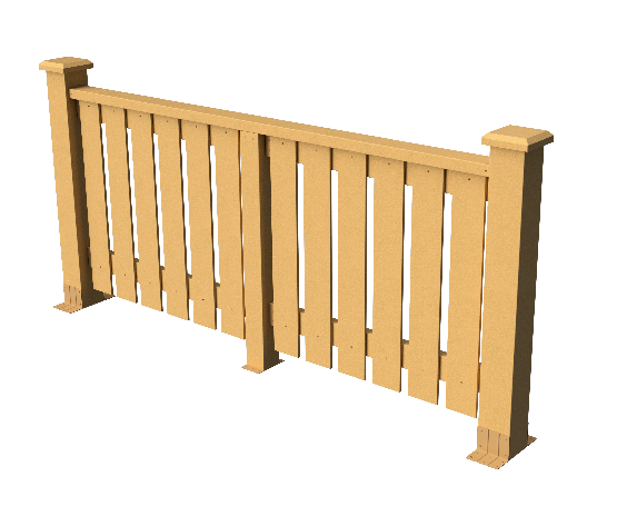 Ограждения декоративное ДПК GRINDERDECO Вилидж песчаник купить в Учалах