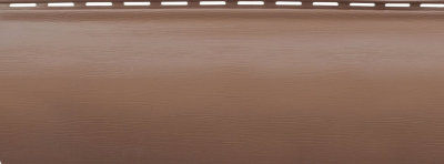 Сайдинг "blockhouse" под бревно, Акриловый Премиум ВН-01, красно-коричневый