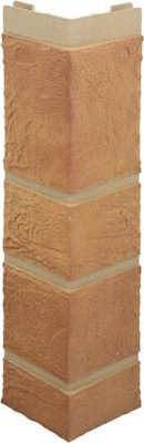 Наружный угол камень (бежевый), 0,47 х 0,11м