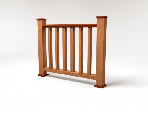 Ограждение из ДПК FG5 терракот купить в Учалах