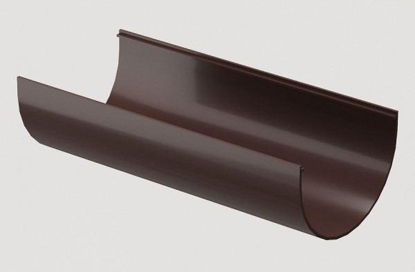 Желоб водосточный ПВХ Docke STANDART Тёмно-коричневый купить в Учалах