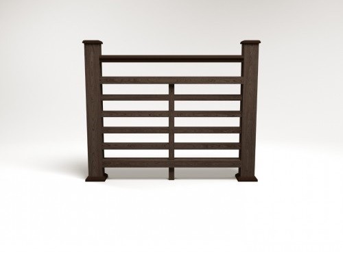 Ограждение из ДПК FG4 венге купить в Учалах