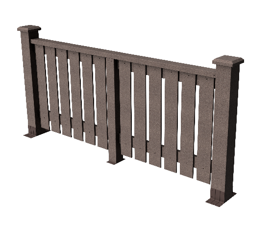 Ограждения декоративное ДПК GRINDERDECO Вилидж венге купить в Учалах