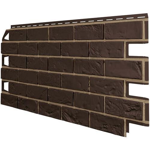 Фасадные панели ТЕХНОНИКОЛЬ Оптима Кирпич Тёмно-коричневый купить в Учалах