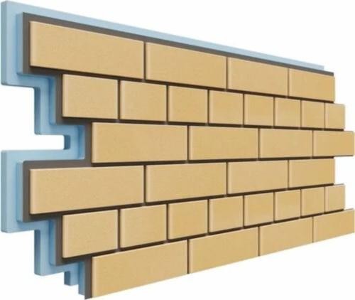 Термопанели Доломит Кирпич 40 мм Жёлтый купить в Учалах