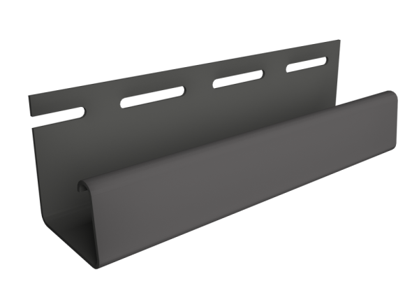 Фасадный J-профиль 30 мм Графитовый купить в Учалах