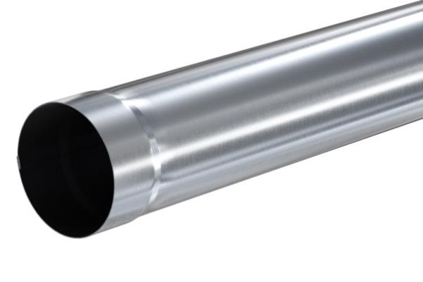 Водосток Aquasistem, Система 125x90 - Соединительная труба 1 метр оцинковка купить в Учалах