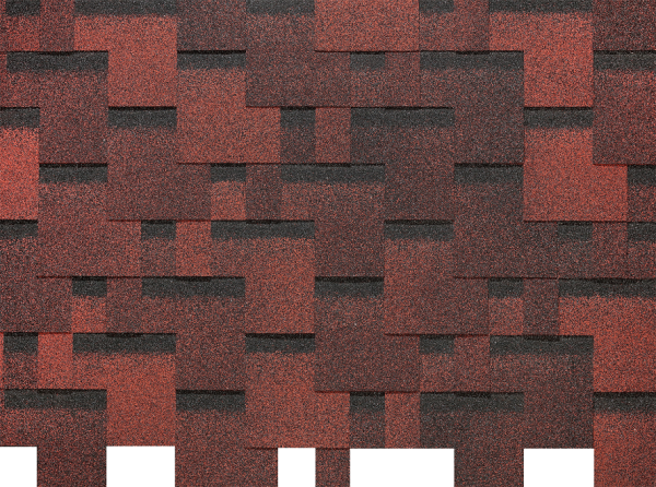 Гибкая черепица EURASIA Docke, Коллекция Лабиринт Красный купить в Учалах