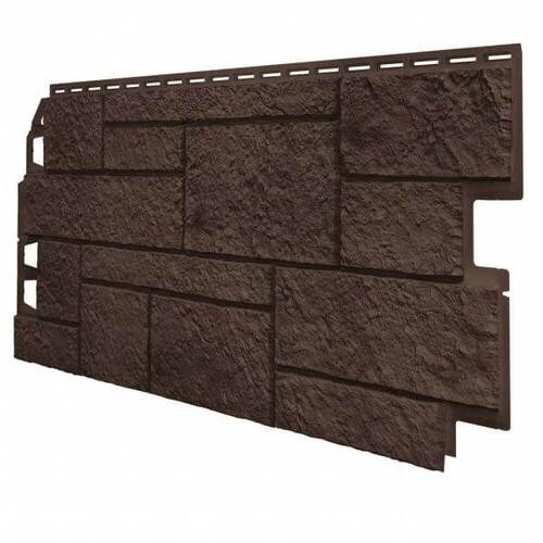 Фасадные панели ТЕХНОНИКОЛЬ Оптима Песчаник Тёмно-коричневый купить в Учалах