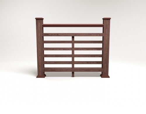 Ограждение из ДПК FG4 шоколад купить в Учалах