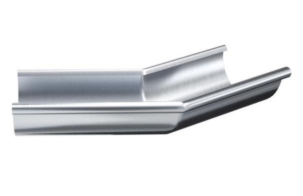 Водосток Aquasistem, Система 125x90 - Угол желоба наружный оцинковка 135° купить в Учалах