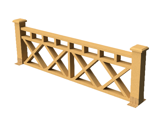 Ограждения декоративное ДПК GRINDERDECO  Бэйли песчаник купить в Учалах