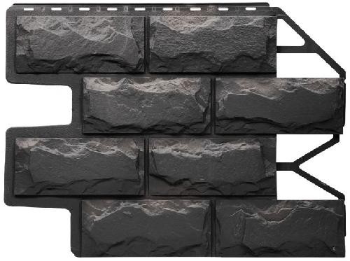 Фасадная панель FineBer Блок, Темно-серый купить в Учалах