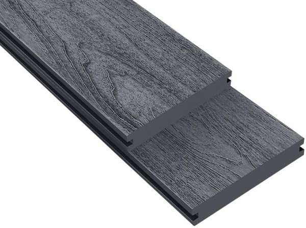 Террасная доска ДПК Outdoor 3D полнотелая NEVADA/CALIFORNIA черная купить в Учалах