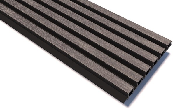 Реечные панели WOODVEX Lines Ultra Smoke gray купить в Учалах