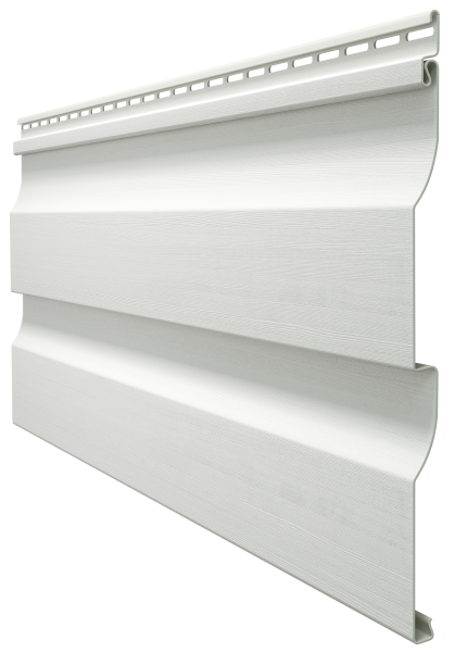 Виниловый сайдинг docke (дёке) - профиль D4,5D, пломбир купить в Учалах