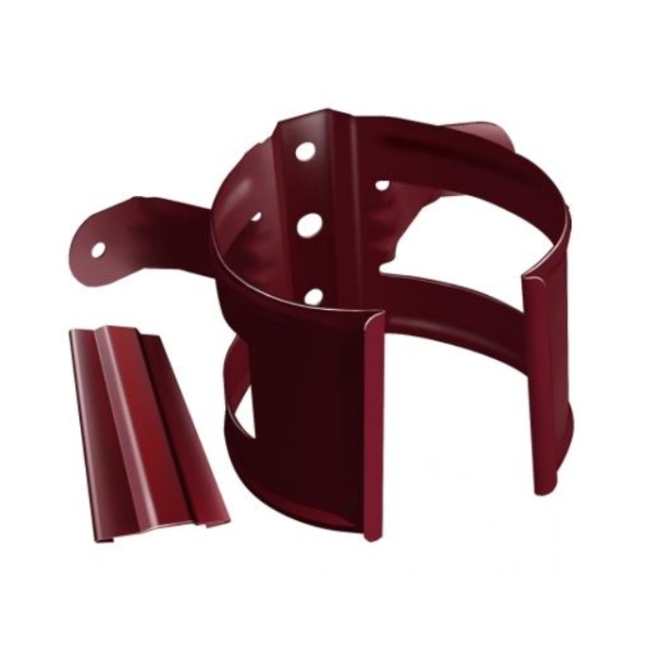 Водосток Grand Line 125x90 – Кронштейн трубы на дерево RAL 3005 купить в Учалах