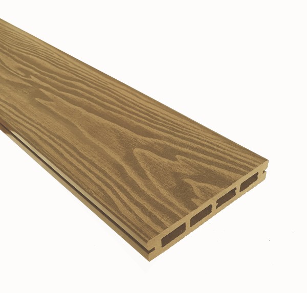 Террасная доска из ДПК Terrapol Смарт 3D Пустотелая с пазом Дуб Севилья купить в Учалах