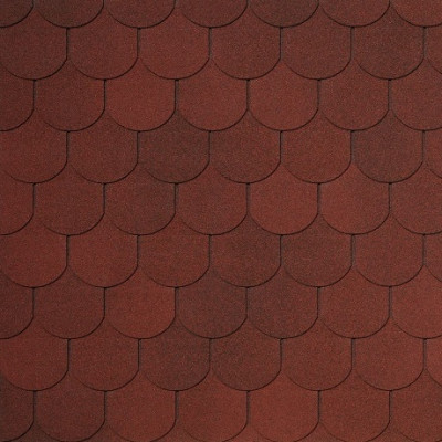 Гибкая черепица Tegola ASSISI sangiovese 400
