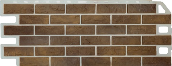 Фасадная панель Альта-Профиль Кирпич Рустикальный 02 купить в Учалах