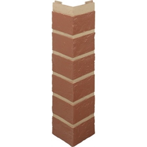Наружный угол кирпич (красный), 0,47 х 0,1м купить в Учалах