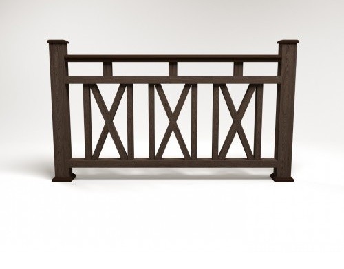 Ограждение из ДПК FG3 венге купить в Учалах