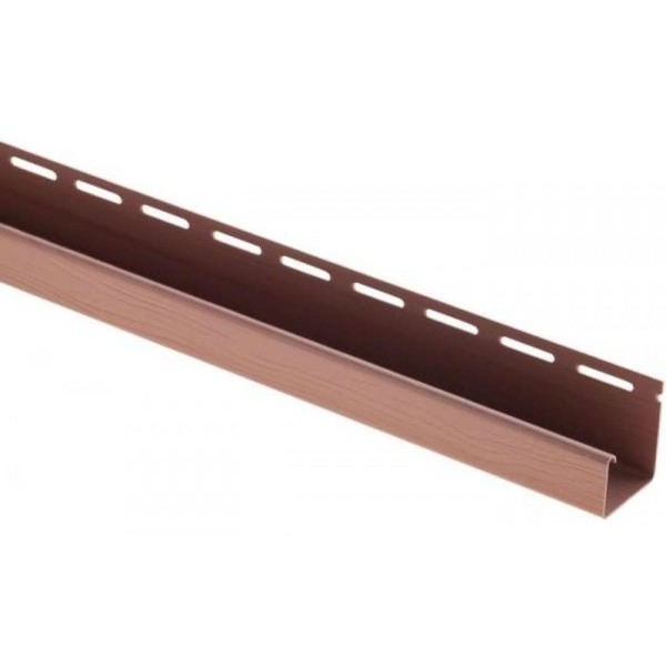 J-профиль Люкс Крашенный, T-15, ВН, Красно-коричневый купить в Учалах