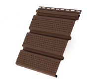 Софит со сплошной перфорацией, коричневый купить в Учалах