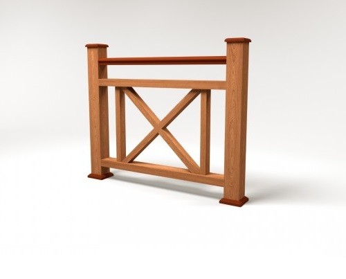 Ограждение из ДПК FG2 терракот купить в Учалах