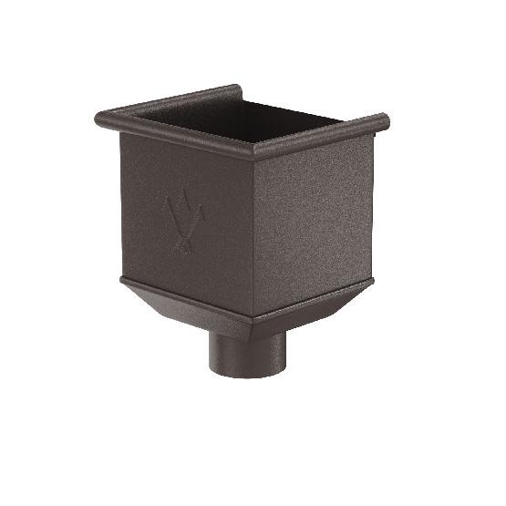 Водосток Aquasistem, Система 150/100 - Водосборная воронка RR 32 Тёмно-коричневый matt купить в Учалах