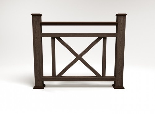 Ограждение из ДПК FG2 венге купить в Учалах