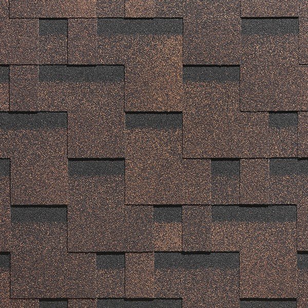 Гибкая черепица Docke, коллекция Тетрис – Коричневый купить в Учалах