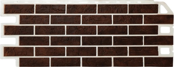 Фасадная панель Альта-Профиль Кирпич Рустикальный 06 купить в Учалах