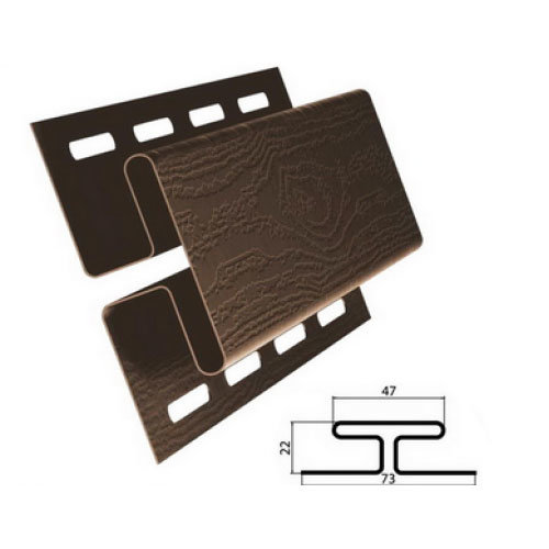 H-профиль, коричневый купить в Учалах