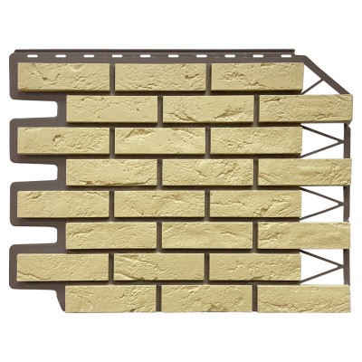 Фасадная панель FineBer, Кирпич Баварский, Песочный