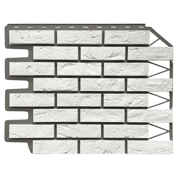 Фасадная панель FineBer, Кирпич Баварский, Белый купить в Учалах