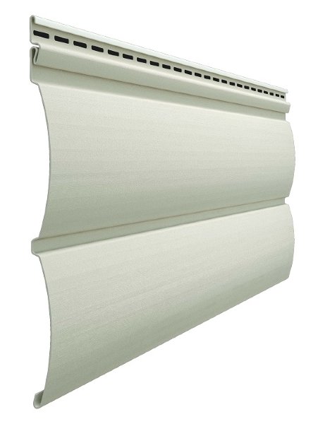 Виниловый сайдинг docke (дёке) - blockhaus D4,7T (под бревно), сливки купить в Учалах