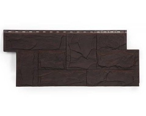 Фасадная панель T-Сайдинг-Гранит Леон ЭКО-2 Венге купить в Учалах