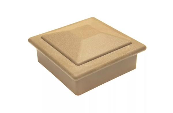 Крышка верхняя ПВХ для столба Deckart 125х125 Орех купить в Учалах