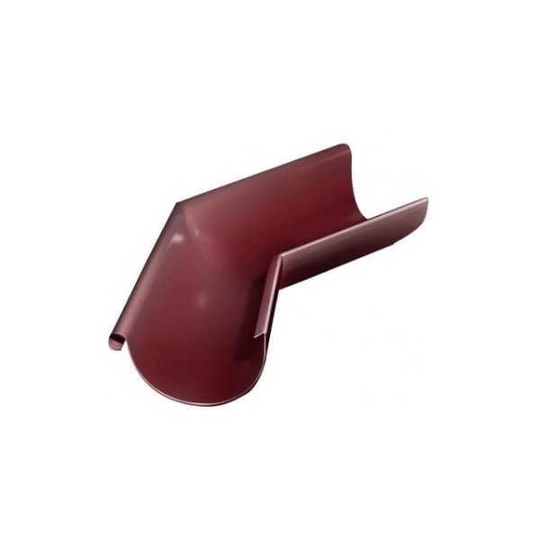 Водосток Grand Line 125x90 – Угол желоба наружный 135° RAL 3005 купить в Учалах