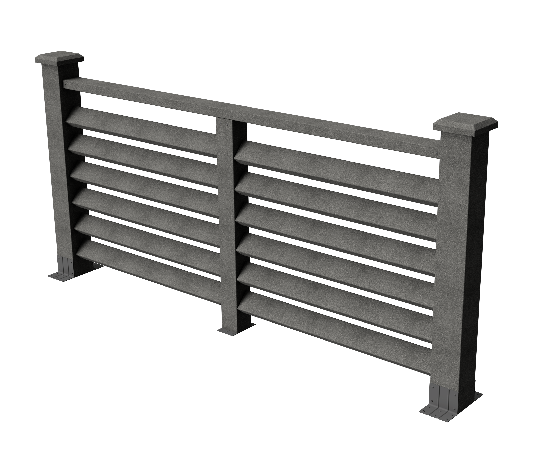 Ограждения декоративное ДПК GRINDERDECO Босфор серый базальт купить в Учалах